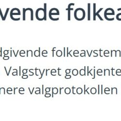 Her er resultatet etter den rådgivende folkeavstemningen i Sør-Aurdal.