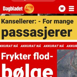 Frykter flodbølge i Vang i Valdres