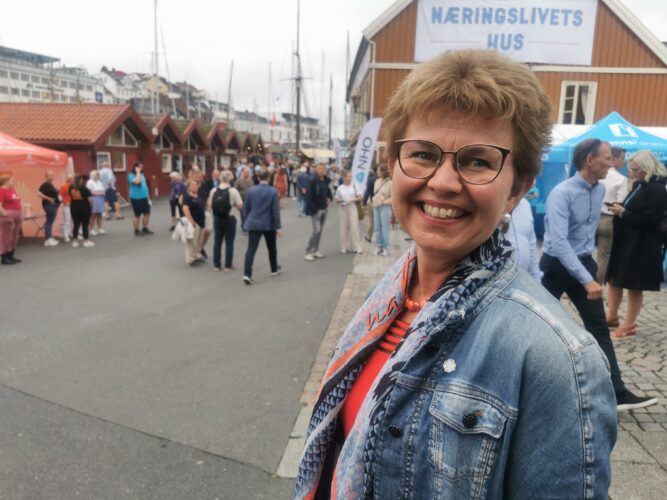 Arendalsuka. -Kathrine Kleveland (Sp) om bærekraft i praksis