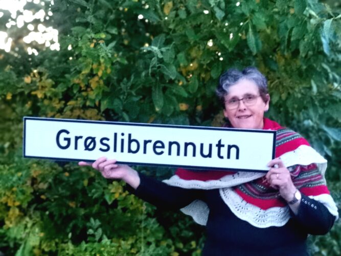 Nye skilt langs veiene.