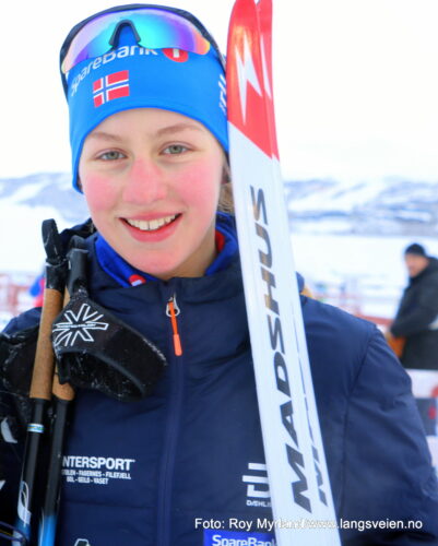Skiskytter Kristine Rye fra Skrautvål IL