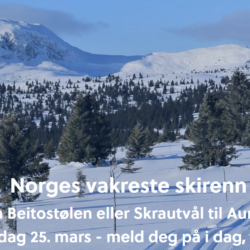 "Norges vakreste skirenn" har 50% flere forhåndspåmeldte i år.