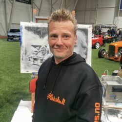 Micha om motivlakkering på Valdres Motorshow 2023