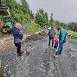 Brutal flom etter voldsomt regnvær