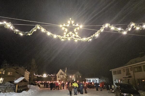 Julegrantenning i Føsse.