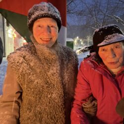 Solidaritet i vintermørket.