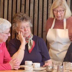 Frå venstre: Eldfrid Grobakken, Bjørg Helle, Tordis Gjevre og Solveig Hovi.