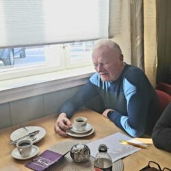 Frå venstre: Magne Myhreng, Ove Trandokken og Trygve Schlytter.
